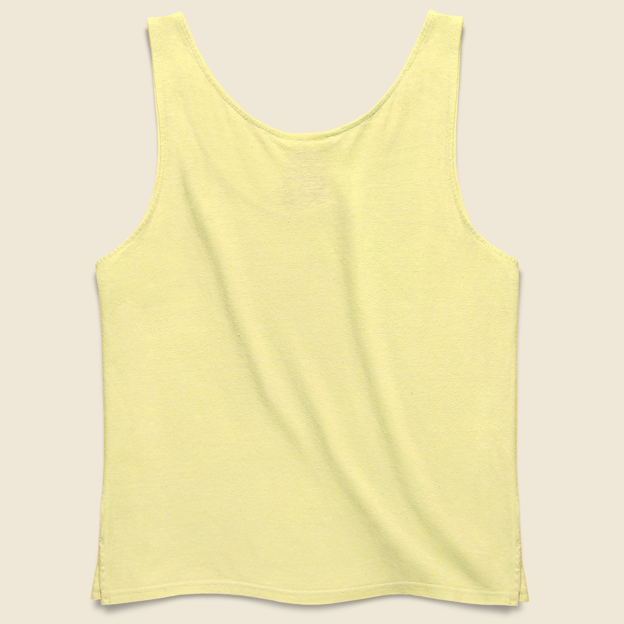 Cropped Tank - Pale Yellow - Jungmaven - STAG Provisions - W - Tops - Sleeveless