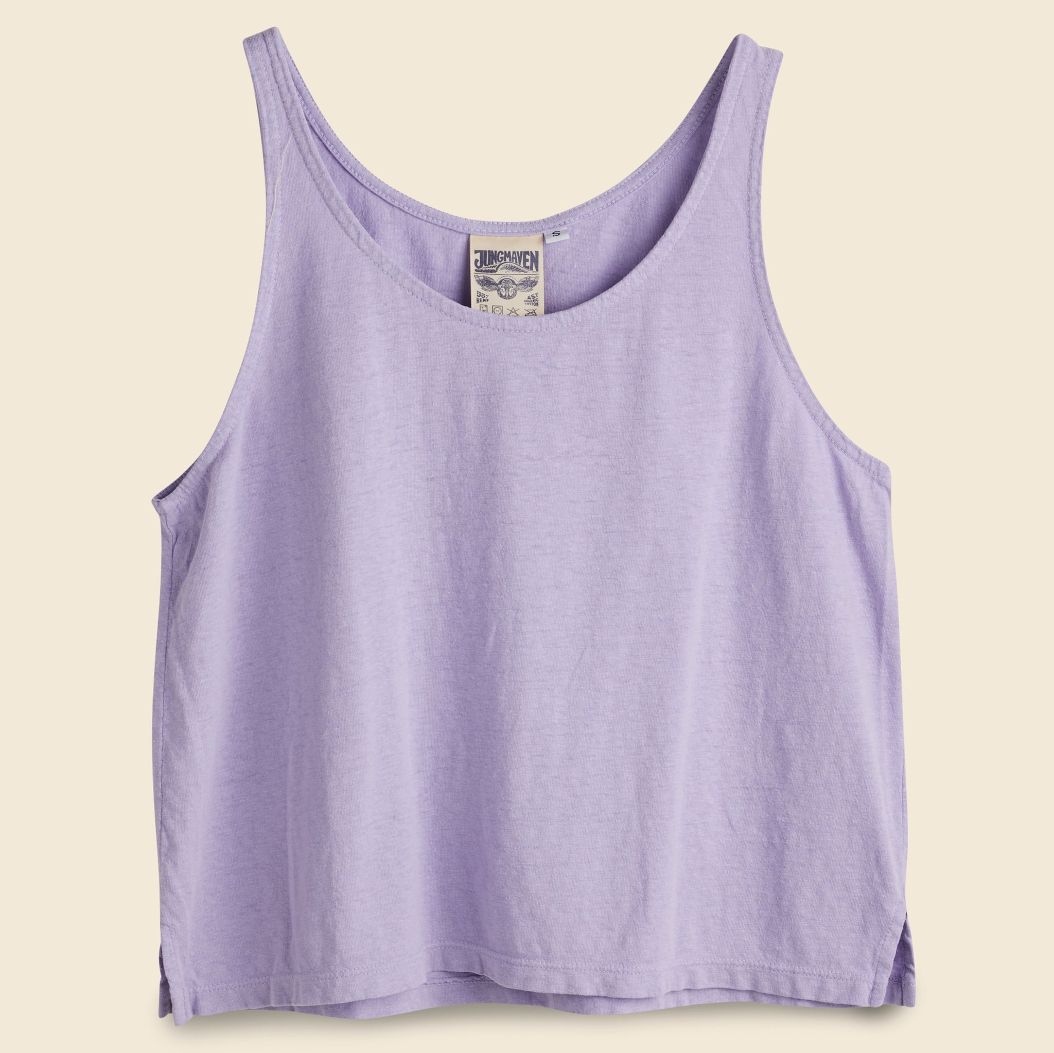 Cropped Tank - Misty Lilac - Jungmaven - STAG Provisions - W - Tops - Sleeveless