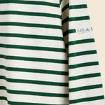 Tilda Mariner Stripe Tee - Off White/Green - Le Mont Saint Michel - STAG Provisions - W - Tops - L/S Knit