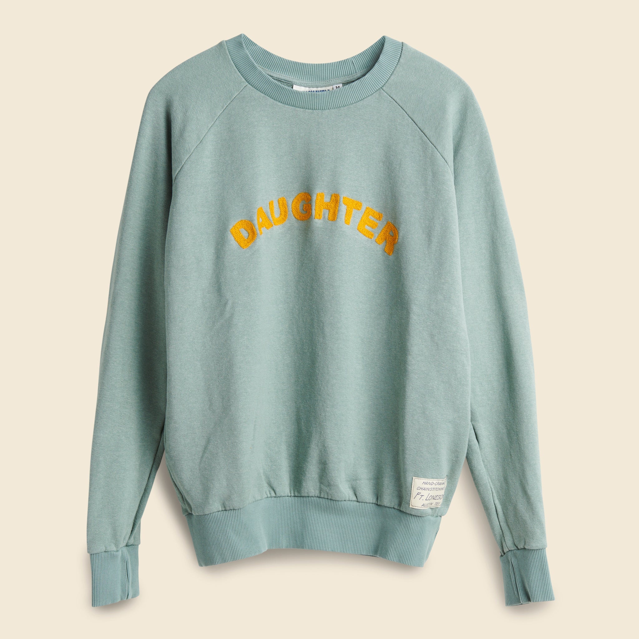 DAUGHTER Sweatshirt - Sage/Gold - Fort Lonesome - STAG Provisions - W - Tops - L/S Fleece