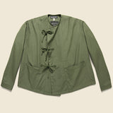 Vancloth Cropped Field Tie Front Jacket - Olive - Monitaly - STAG Provisions - W - Outerwear - Coat/Jacket