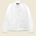 Poplin Type-A Military Service Jacket - White - Monitaly - STAG Provisions - W - Outerwear - Coat/Jacket