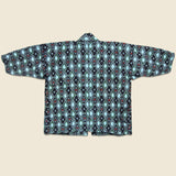 Kasuri Ikat Japanese Kendo Jacket - Indigo/Turquoisel - Vintage - STAG Provisions - W - One & Done - Apparel