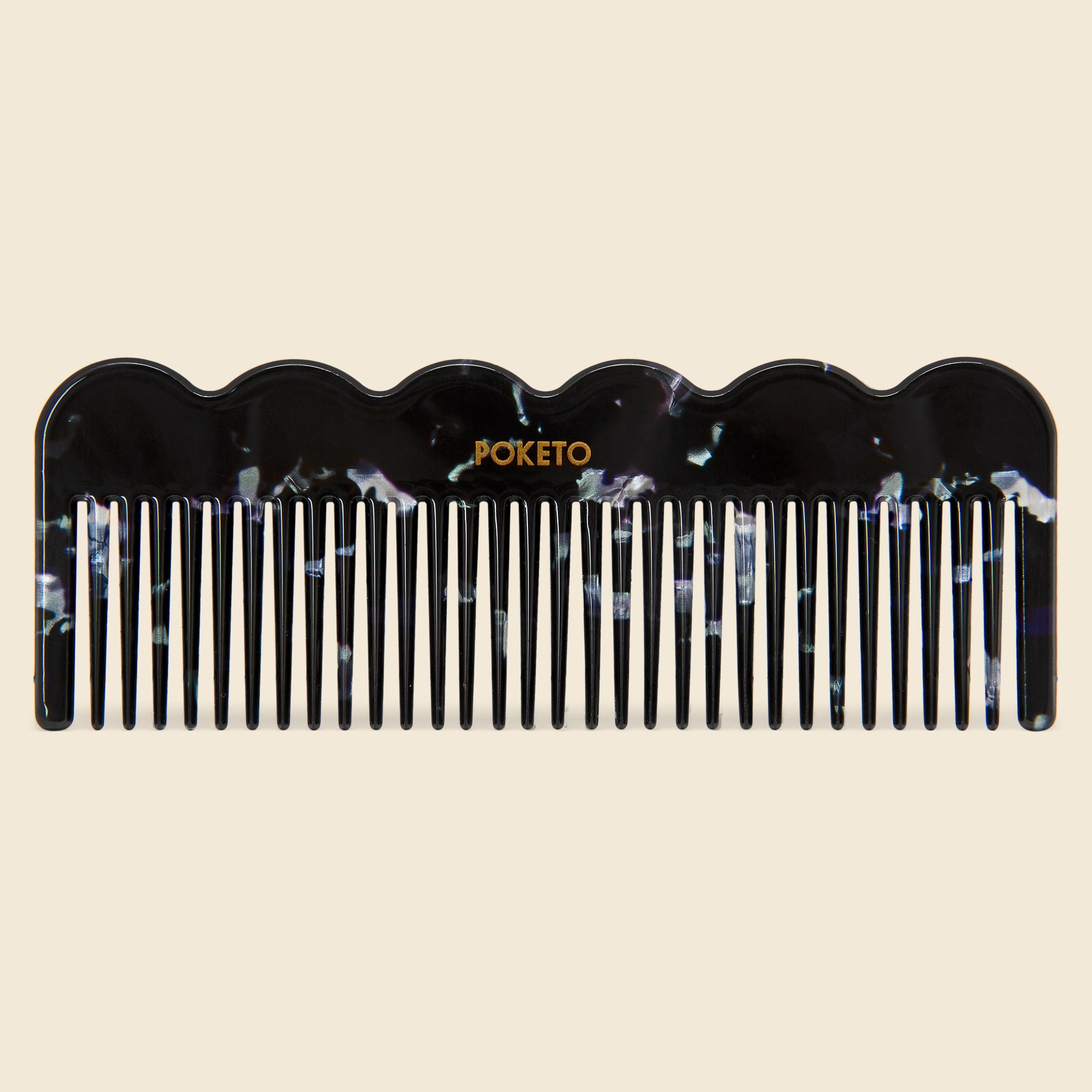 Wave Comb - Black - Poketo - STAG Provisions - W - Chemist - Hair