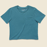 Boxy Crop Tee - Cool Green - Richer Poorer - STAG Provisions - W - Tops - S/S Tee