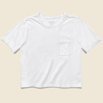 Boxy Crop Tee - White - Richer Poorer - STAG Provisions - W - Tops - S/S Tee