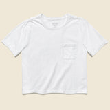 Boxy Crop Tee - White - Richer Poorer - STAG Provisions - W - Tops - S/S Tee