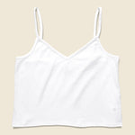 Spaghetti Cropped Tank - White - Richer Poorer - STAG Provisions - W - Tops - Sleeveless