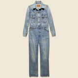 Left-Hand Denim Coverall - Ellison Wash - RRL - STAG Provisions - W - Onepiece - Jumpsuit