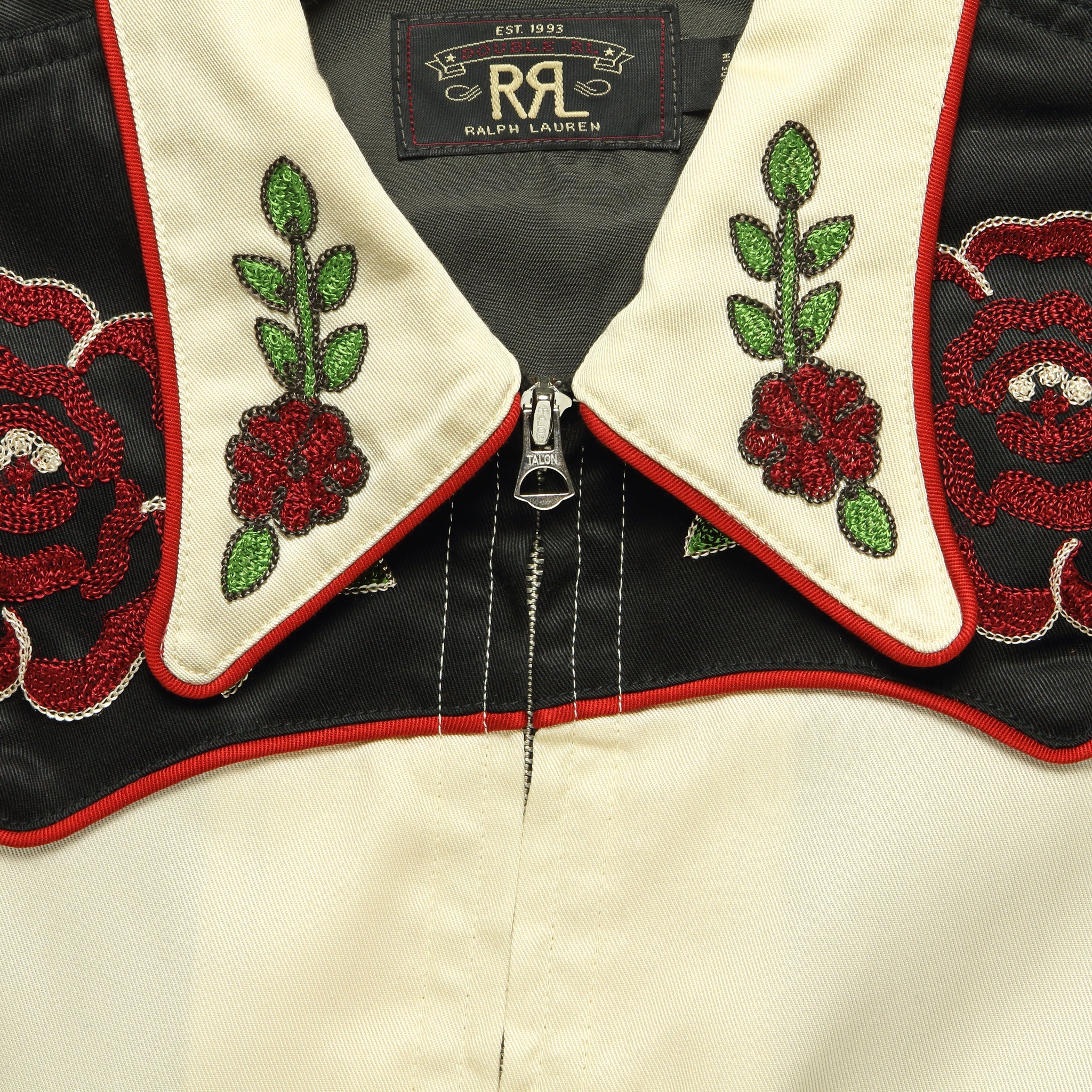 Embroidered Western Jacket - Black/Red/Cream - RRL - STAG Provisions - W - Outerwear - Coat/Jacket