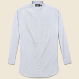 Michelle Bib Shirt - Blue/White Stripe - RRL - STAG Provisions - W - Tops - L/S Woven