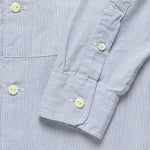 Michelle Bib Shirt - Blue/White Stripe - RRL - STAG Provisions - W - Tops - L/S Woven