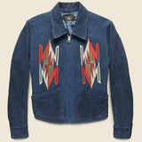 Chimayo Suede Ranch Jacket - Indigo - RRL - STAG Provisions - W - Outerwear - Coat/Jacket