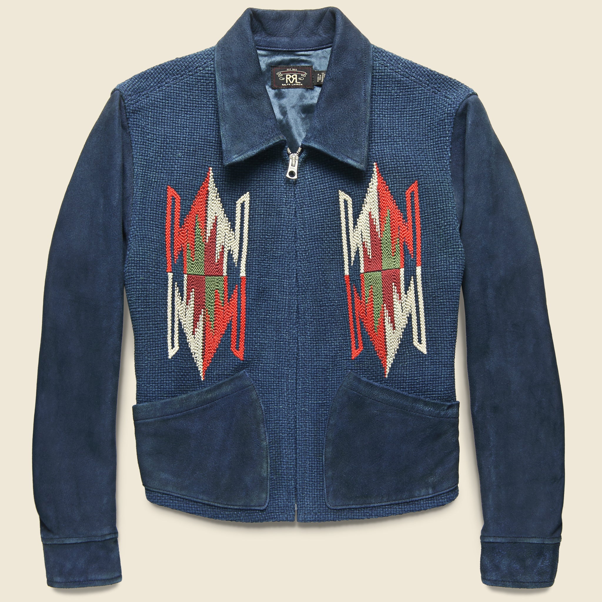 Chimayo Suede Ranch Jacket - Indigo - RRL - STAG Provisions - W - Outerwear - Coat/Jacket