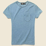 Slub Pocket Tee - Washed Indigo - RRL - STAG Provisions - W - Tops - S/S Tee