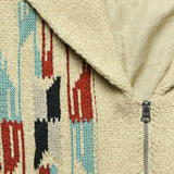 Chimayo Sweater Jacket - Rust/Cream/Sky Blue - RRL - STAG Provisions - W - Tops - Sweater