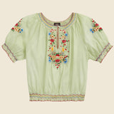 Daniela Blouse - Verde - RRL - STAG Provisions - W - Tops - S/S Woven