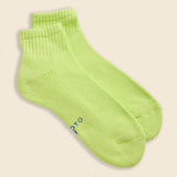 Everyday Pile Ankle Socks - Lime - RoToTo - STAG Provisions - W - Accessories - Socks