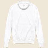 Supima Mock Neck Sweatshirt - White - Save Khaki - STAG Provisions - W - Tops - L/S Fleece