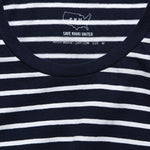 Marine Stripe Crew Tee - Navy/White - Save Khaki - STAG Provisions - W - Tops - L/S Knit