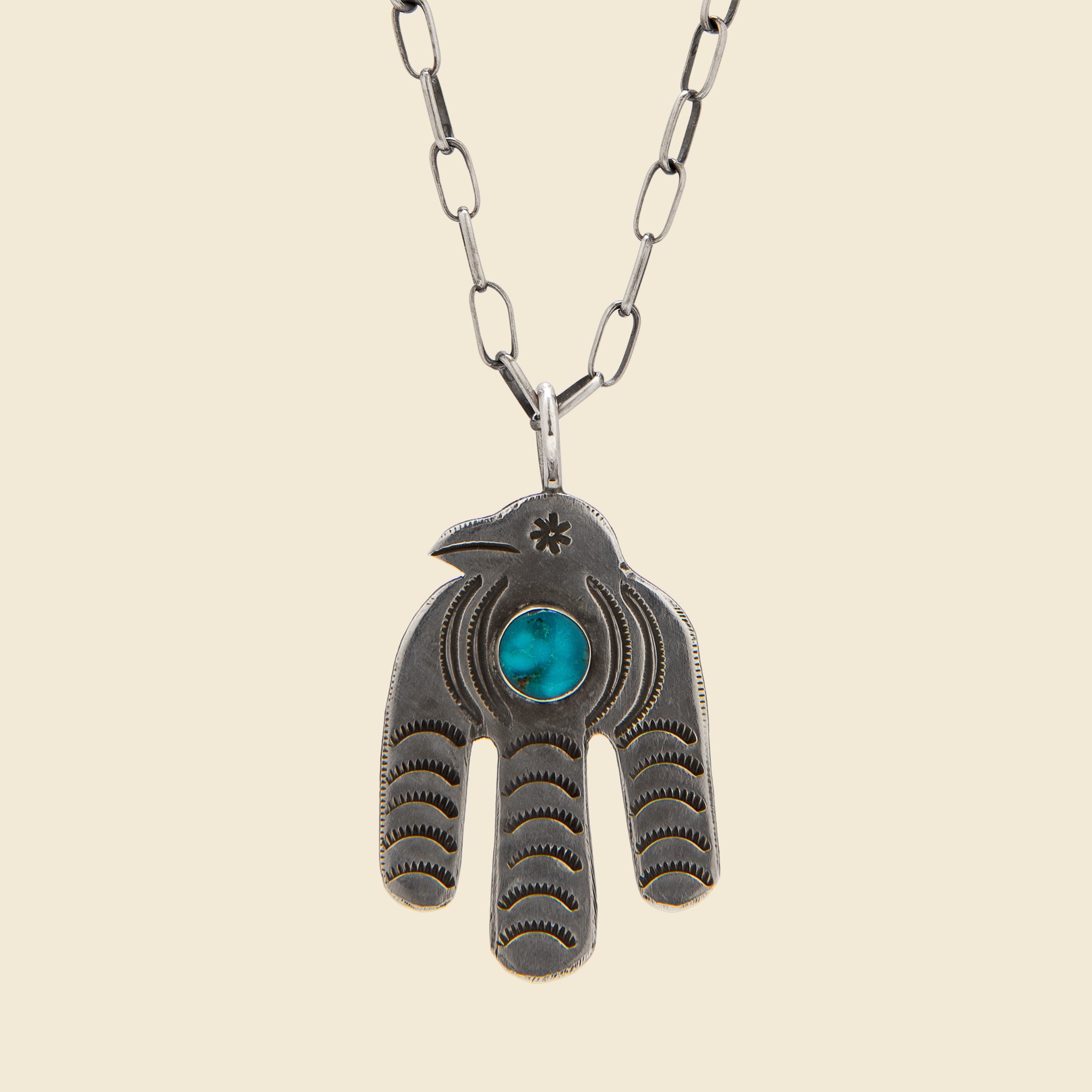 Thunderbird Pendant Necklace - Three Tail Feathers - Smith Bros. Trading Co. - STAG Provisions - W - One & Done - Accessories & Jewelry