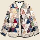 Triangles & Striped Lining Quilt Kimono - Multi - Vintage - STAG Provisions - W - One & Done - Apparel