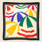 Beach Umbrella Italian Silk Scarf - Vintage - STAG Provisions - W - One & Done - Accessories & Jewelry