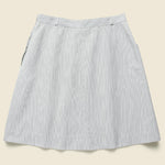 Workwear Skirt - Grey Stripe - Vintage - STAG Provisions - W - One & Done - Apparel