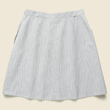 Workwear Skirt - Grey Stripe - Vintage - STAG Provisions - W - One & Done - Apparel