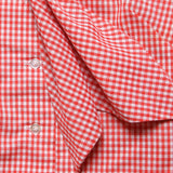 Tie-Neck Western Shirt - Red/White Check - Vintage - STAG Provisions - W - One & Done - Apparel