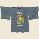 Embroidered Silk Kimono - Tiger Kobe - Vintage - STAG Provisions - W - One & Done - Apparel