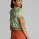 Daniela Blouse - Verde - RRL - STAG Provisions - W - Tops - S/S Woven